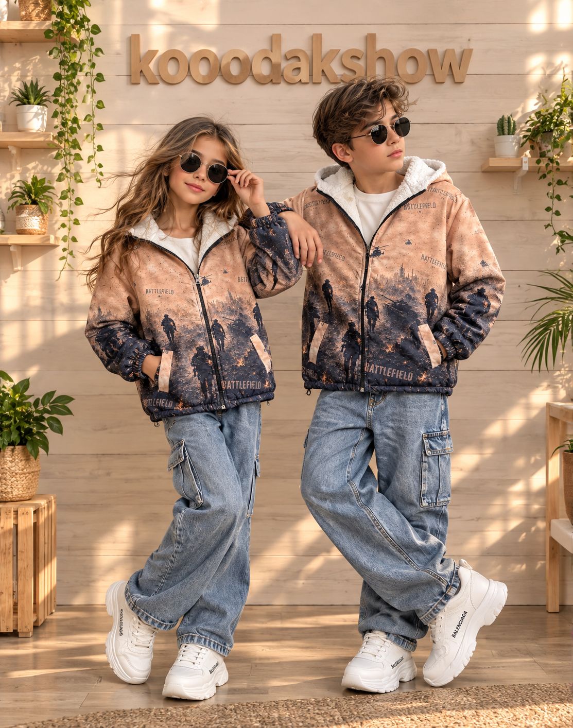 کاپشن خزدار بتلفیلد