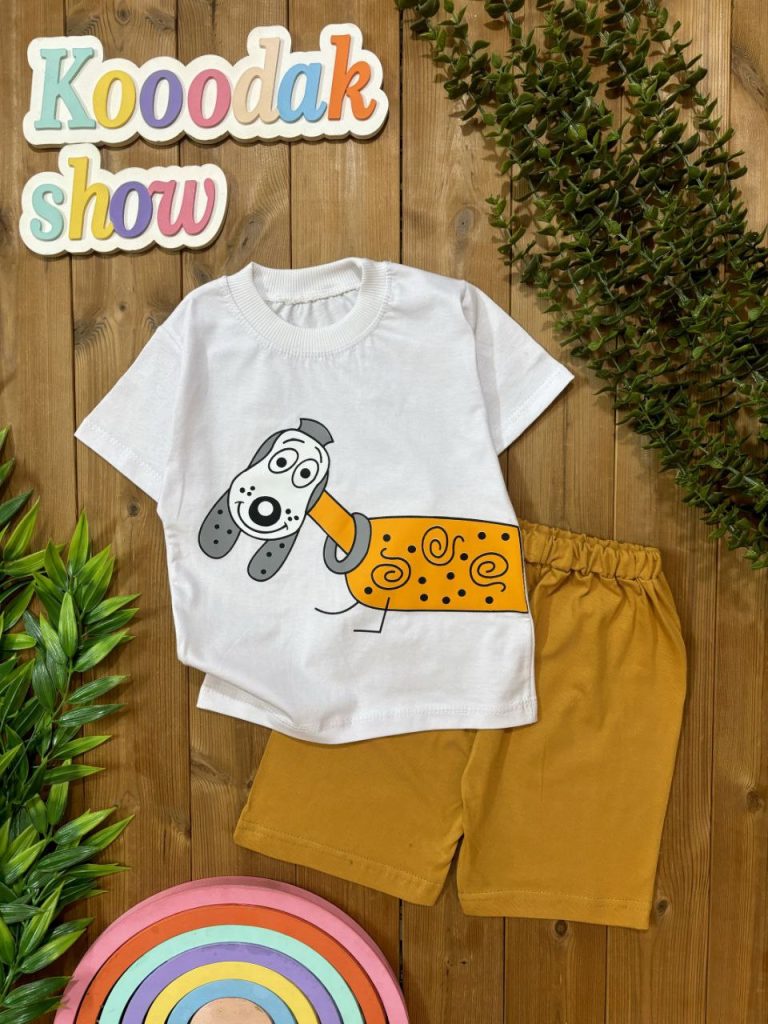 لباس پسرانه ارزان سفید